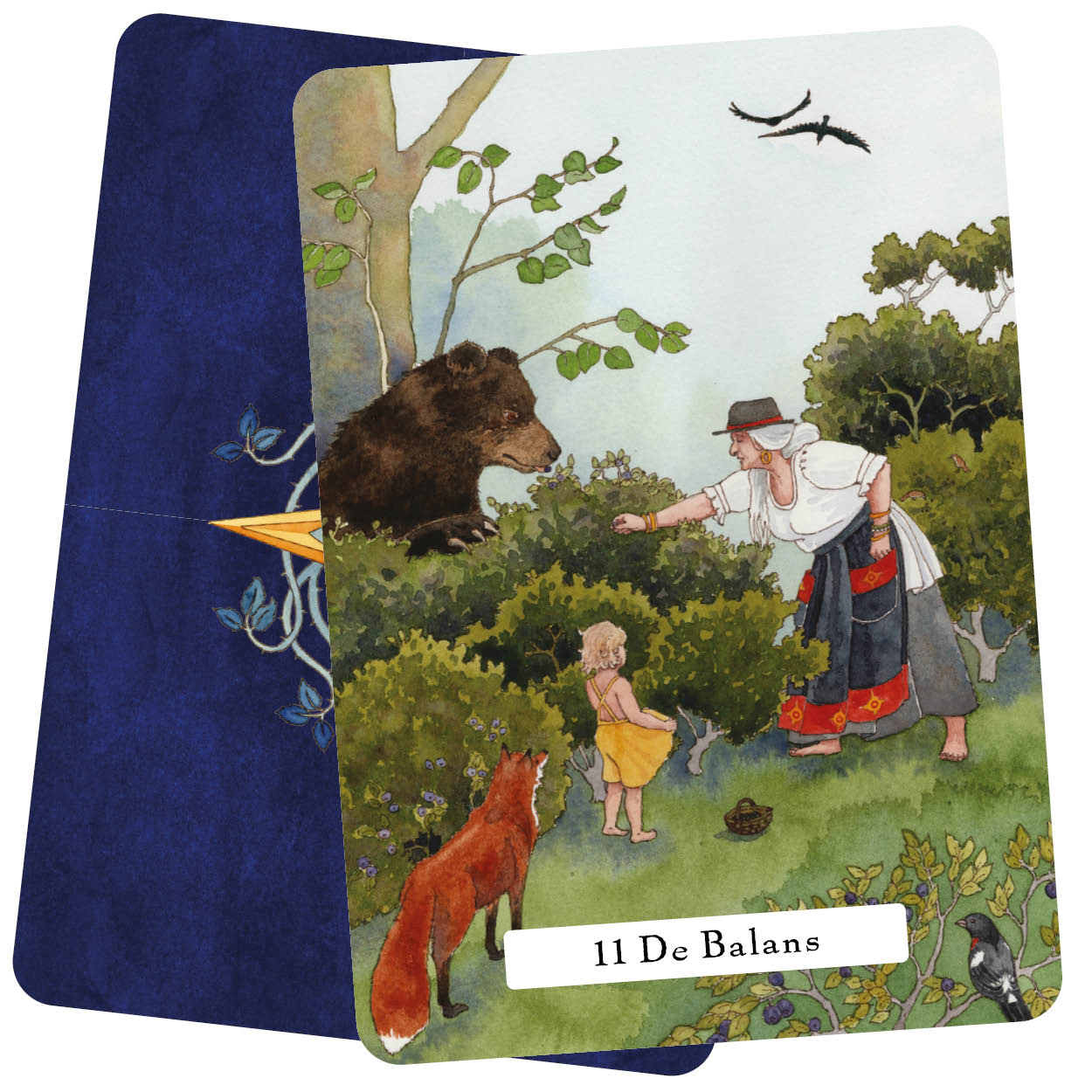 De heksenwijsheid, Tarot set. Deck met 78 originele kaarten. Nederlands