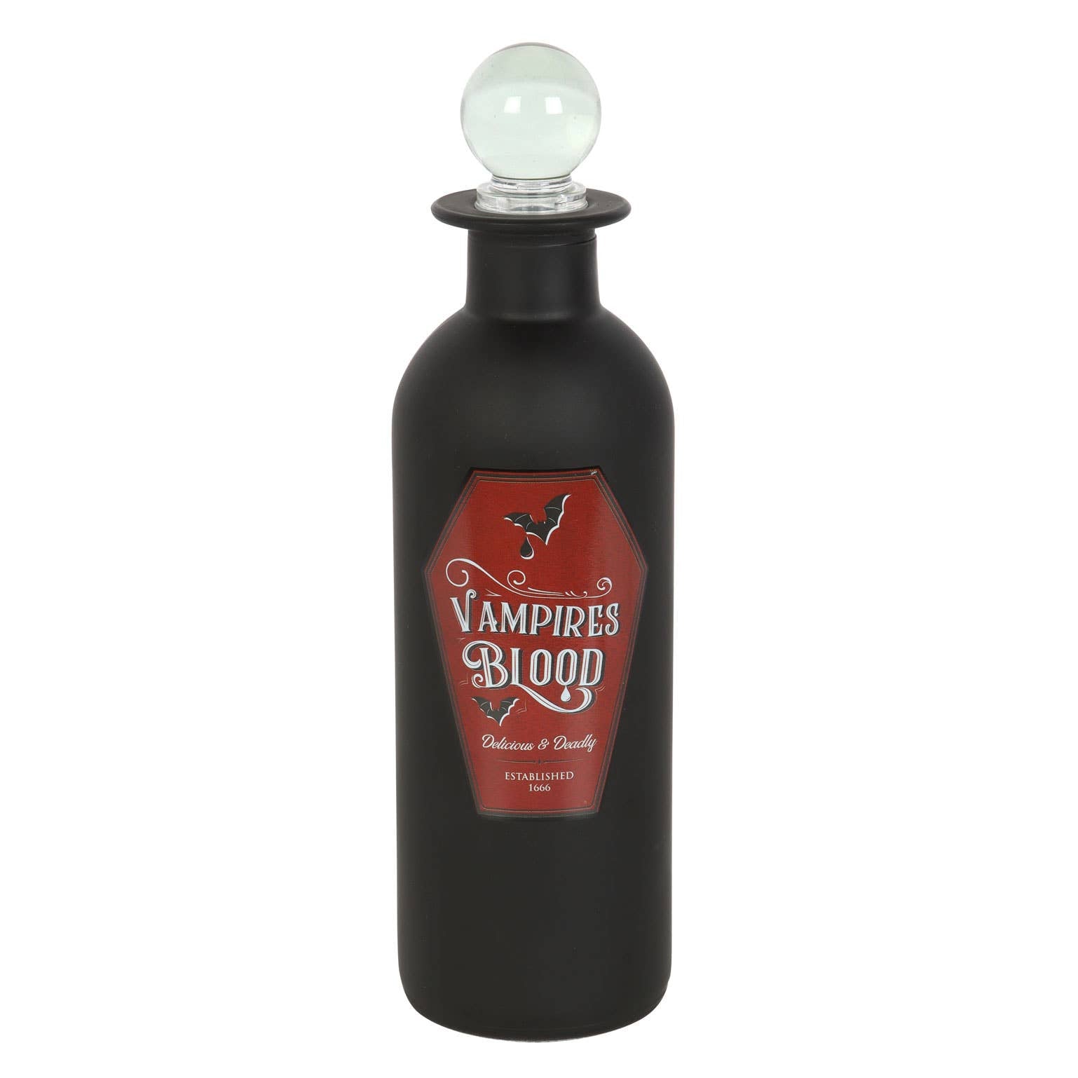 Vampierbloed glazen halloween toverdrankfles