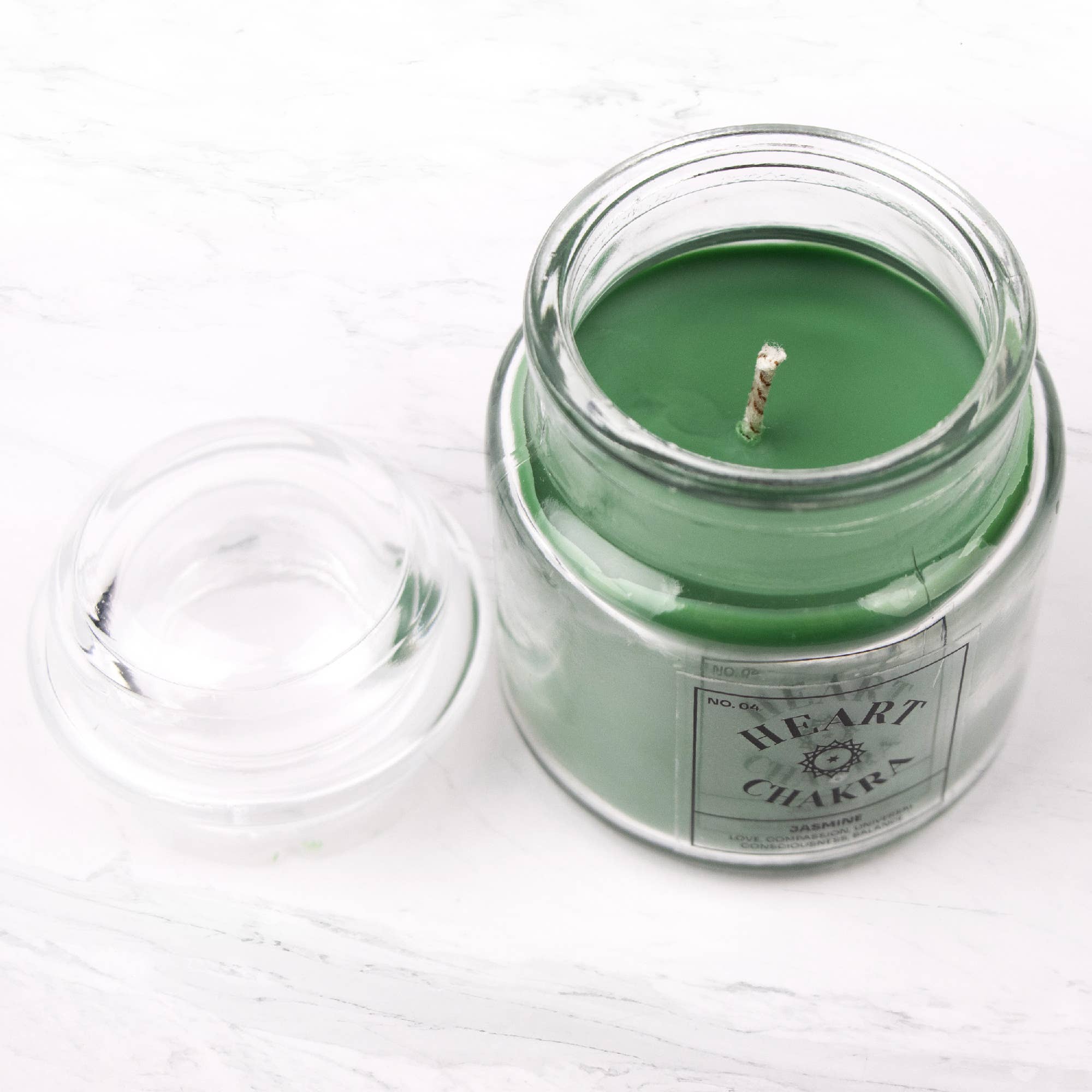 Zeven chakra kaarsen: Keel - Eucalyptus geur