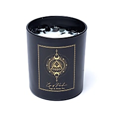 Manifestatiekaars Eye of Providence in glas met deksel