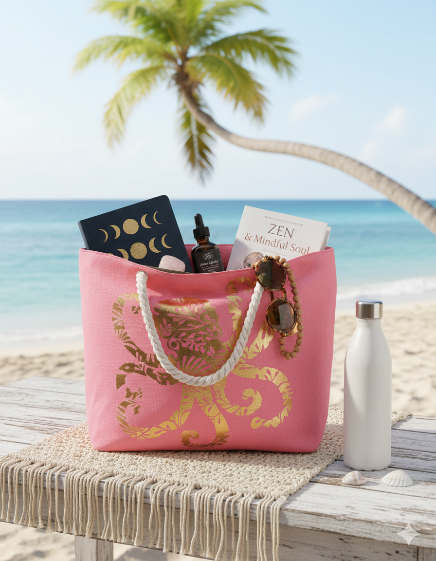 Beach bag octopus