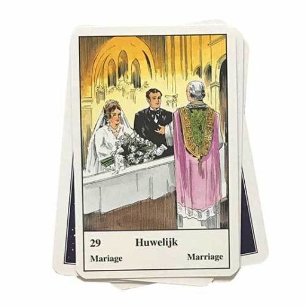 Zigeuner Lenormand waarzegkaarten set. Nederlandse taal.