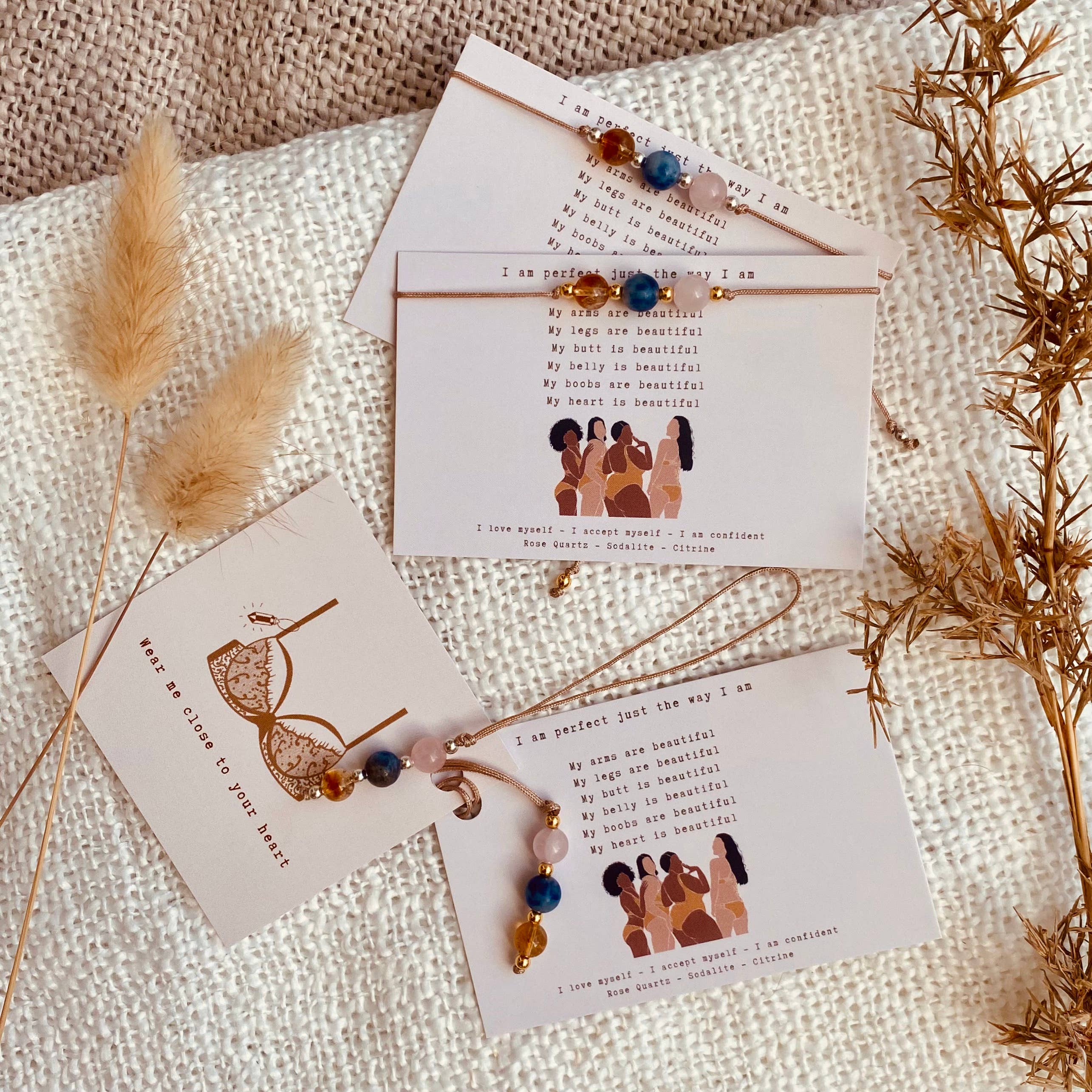 Edelstenen Affirmatie Armbandje - I&