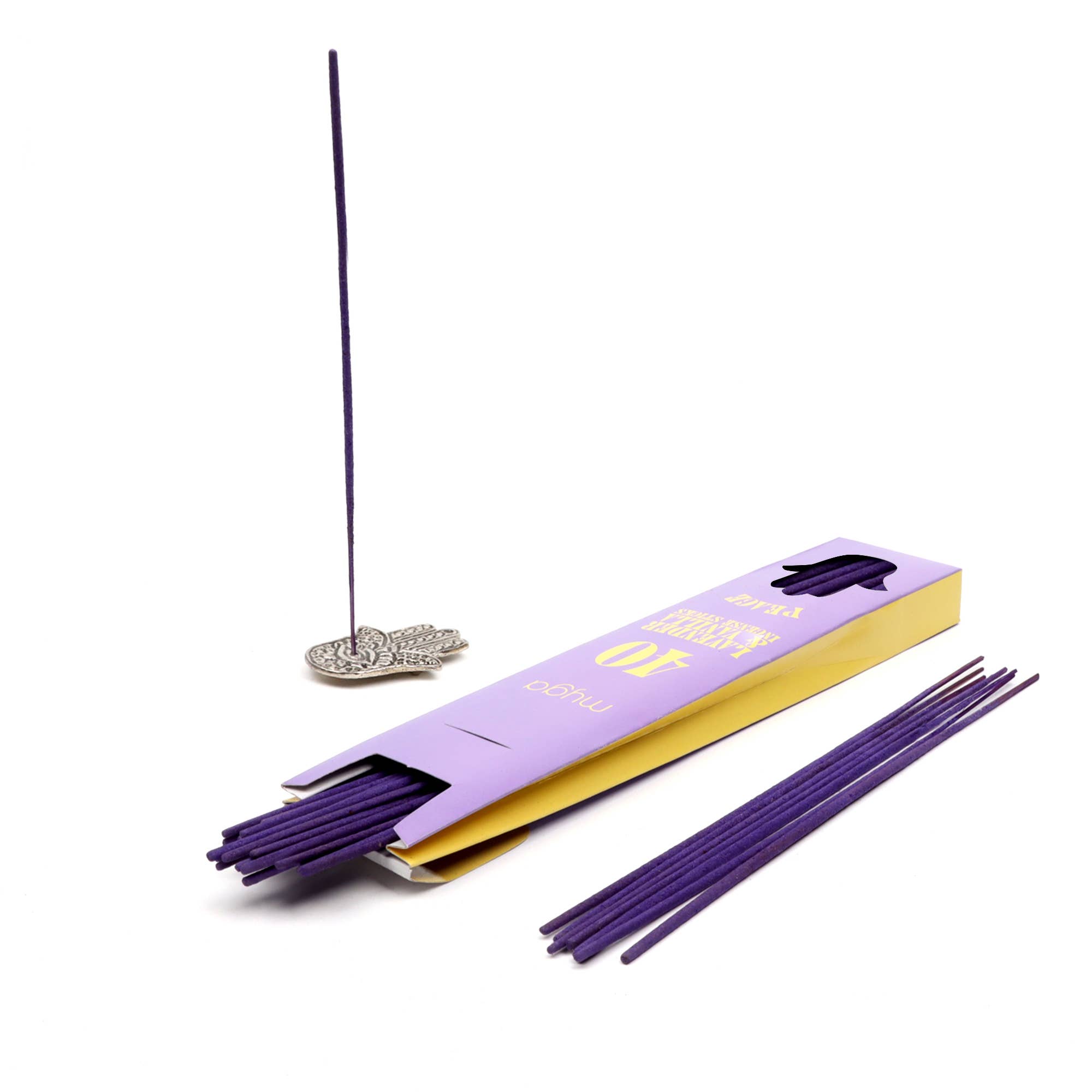 Spirit Wierook Stickset — 4 unieke geuren met hamsahouder