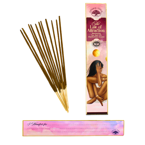 Green Tree The Law of Attraction Manifestatie Wierook 15gr
