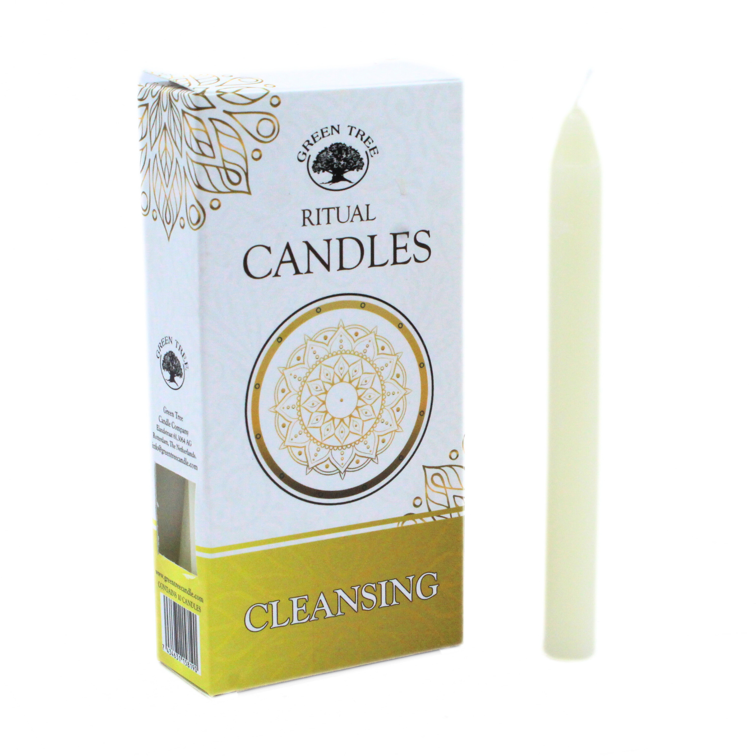 Green Tree Ritual kaarsen Cleansing 10 stuks