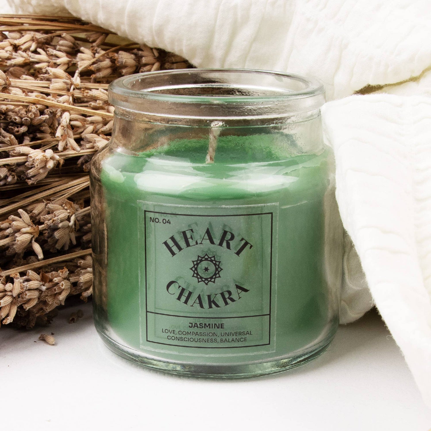 Zeven chakra kaarsen: Keel - Eucalyptus geur