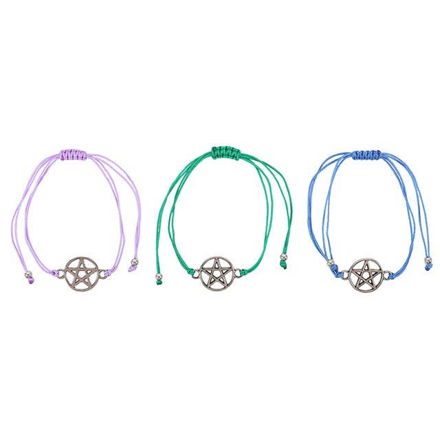 Set van 3 Coven Sisters armbanden met pentagram