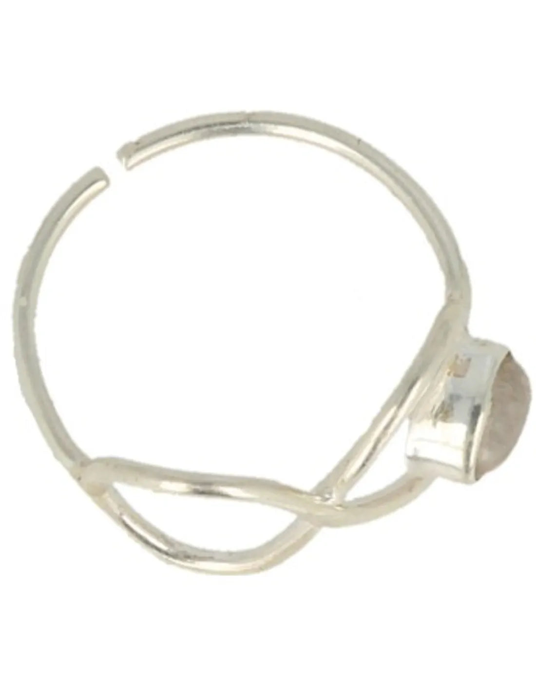 Zilveren maansteen ring