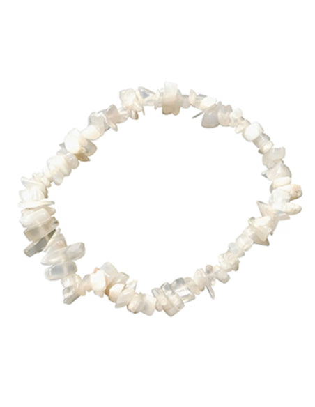 Splitarmband witte maansteen