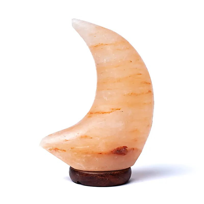 Zoutsteenlamp maan
