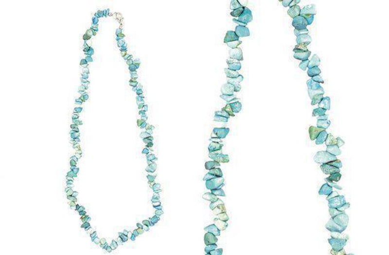 Turkoois natuur splitketting