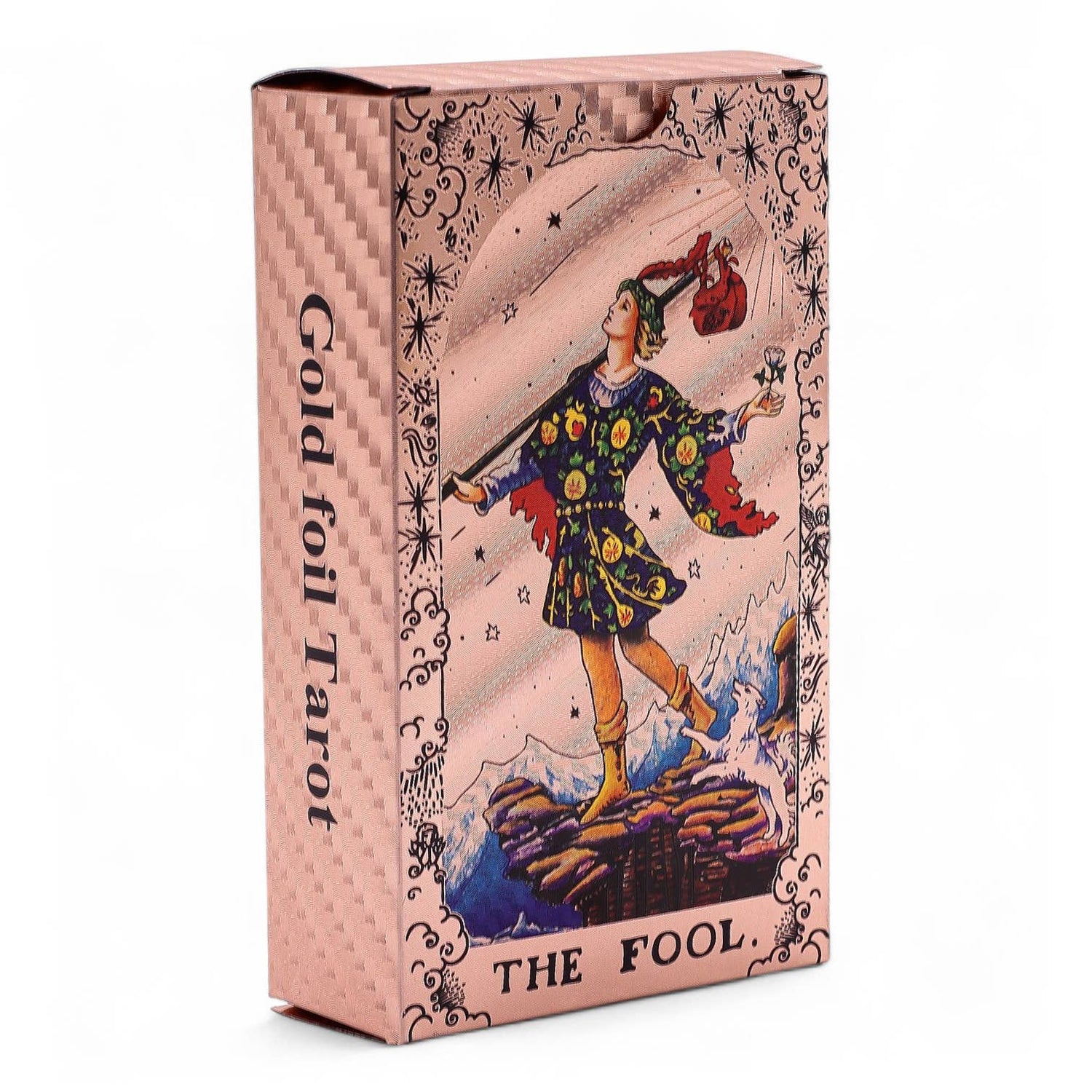 Tarotkaarten in roségoudfolie - Maanfasen