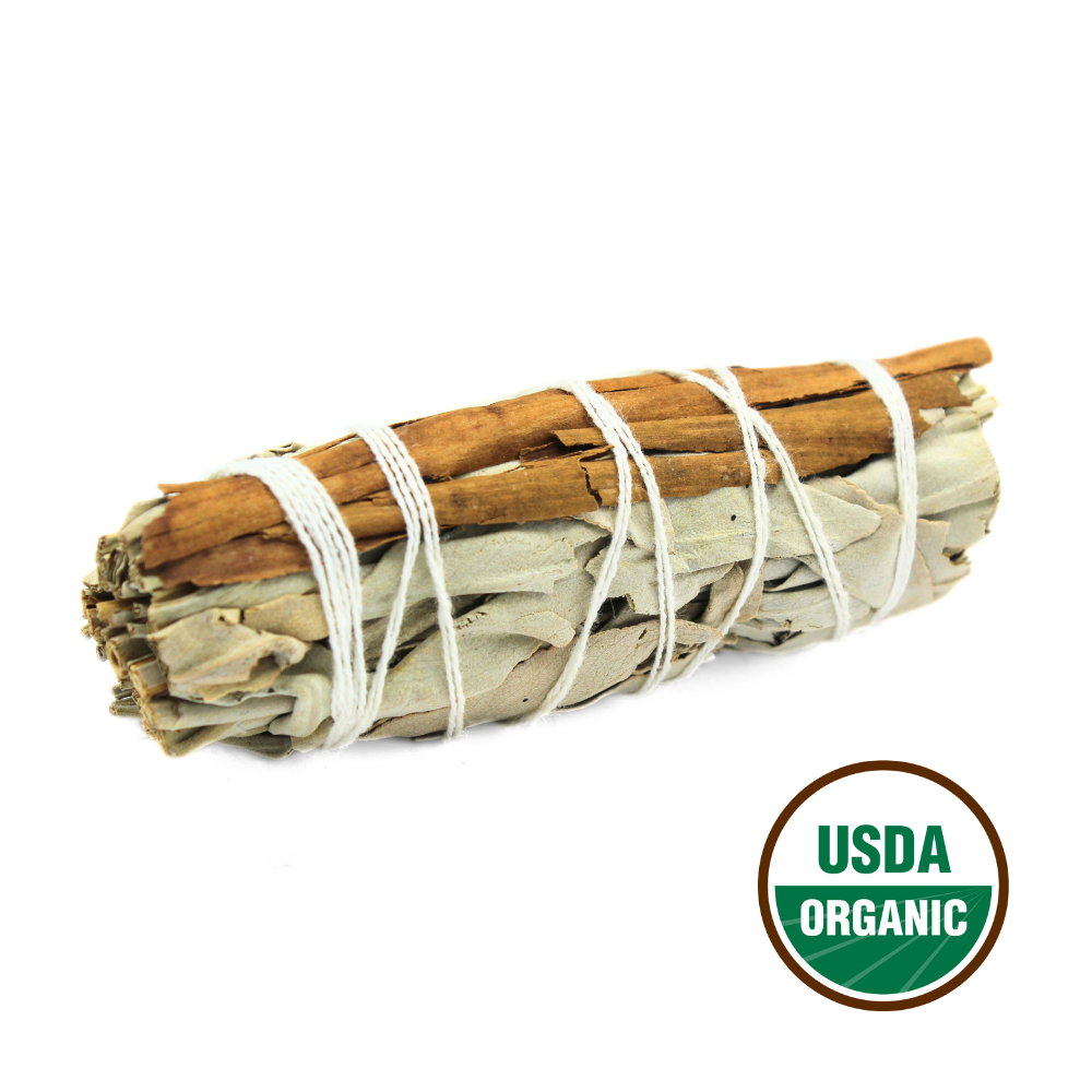 Witte Salie &amp; Kaneel Smudge Stick 10cm