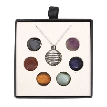 Chakra edelsteen kristal genezende ketting set