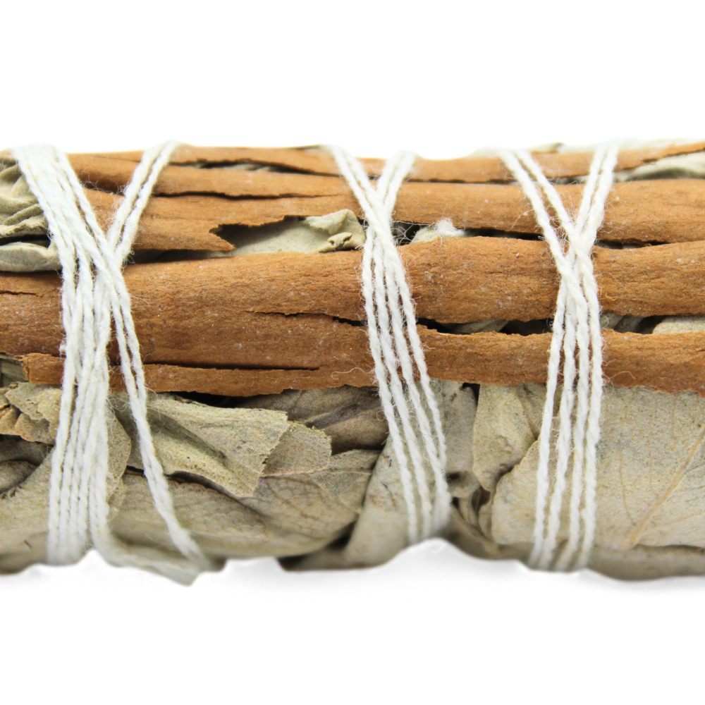 Witte Salie &amp; Kaneel Smudge Stick 10cm