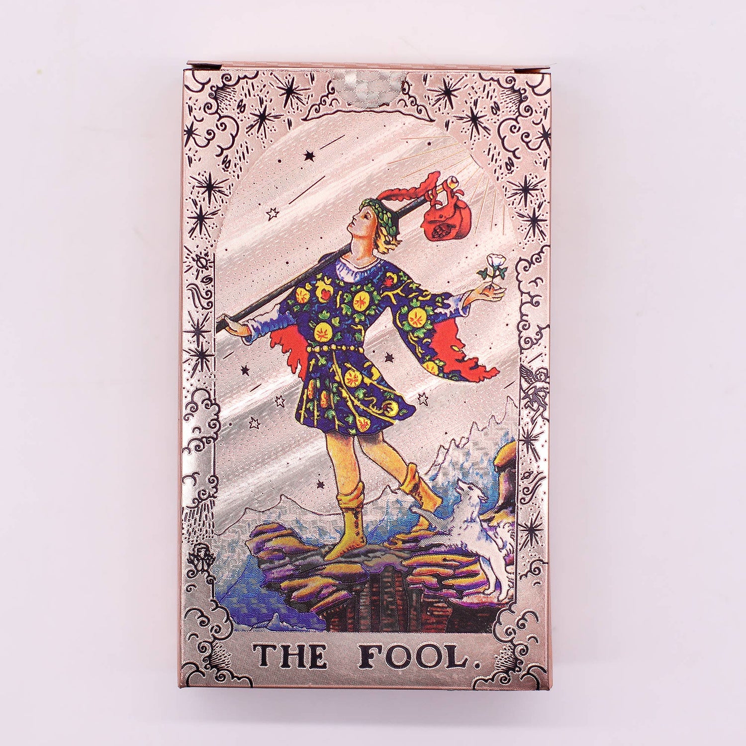 Tarotkaarten in roségoudfolie - Maanfasen