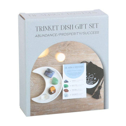 Success Healing Crystal set met maansnuisterijschaaltje