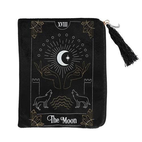 The Moon Tarot Card tas met ritssluiting