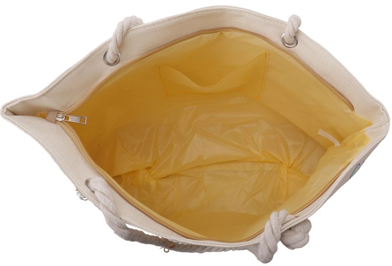 Beach bag turtle blauw