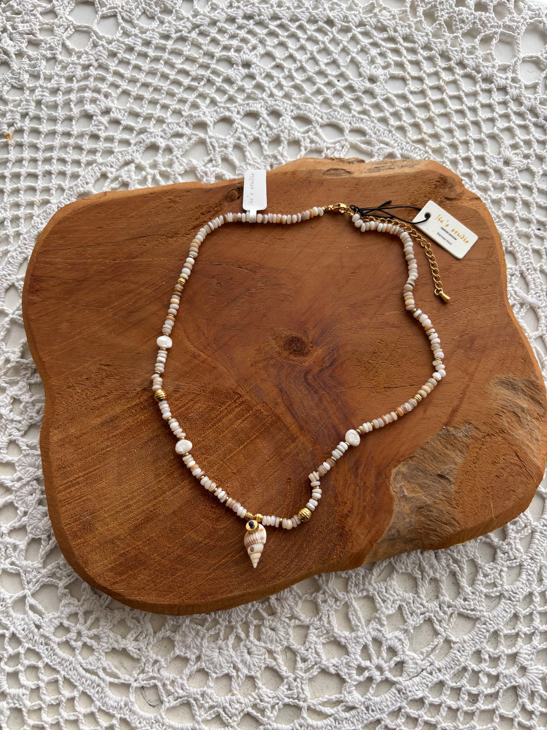 Ketting met schelp