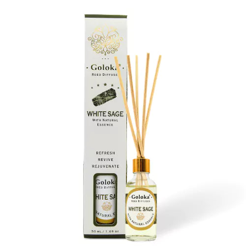 Goloka Reed difuser - white sage