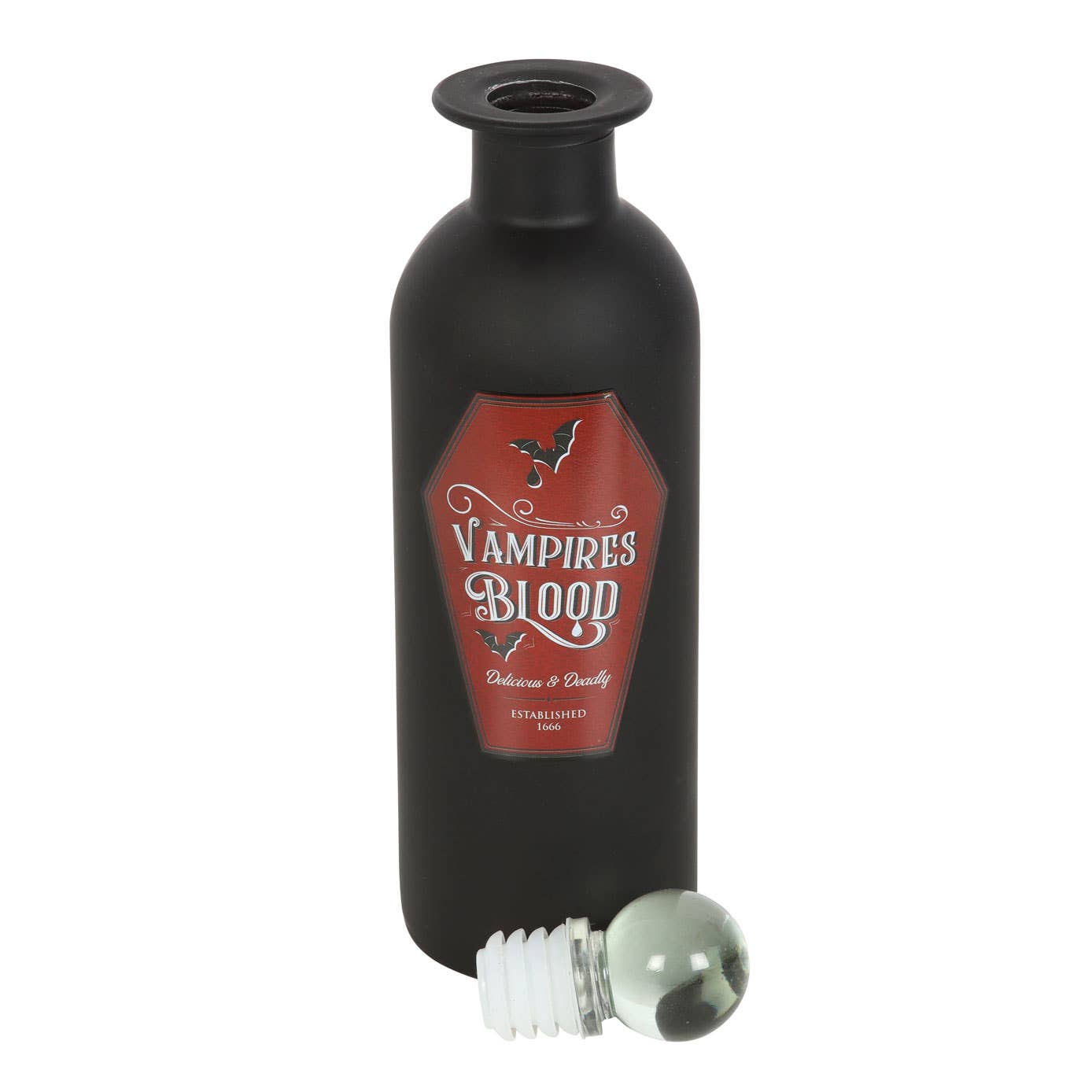 Vampierbloed glazen halloween toverdrankfles