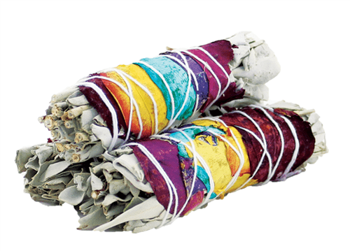 7 Chakra Witte Salie Smudge Stick 15cm