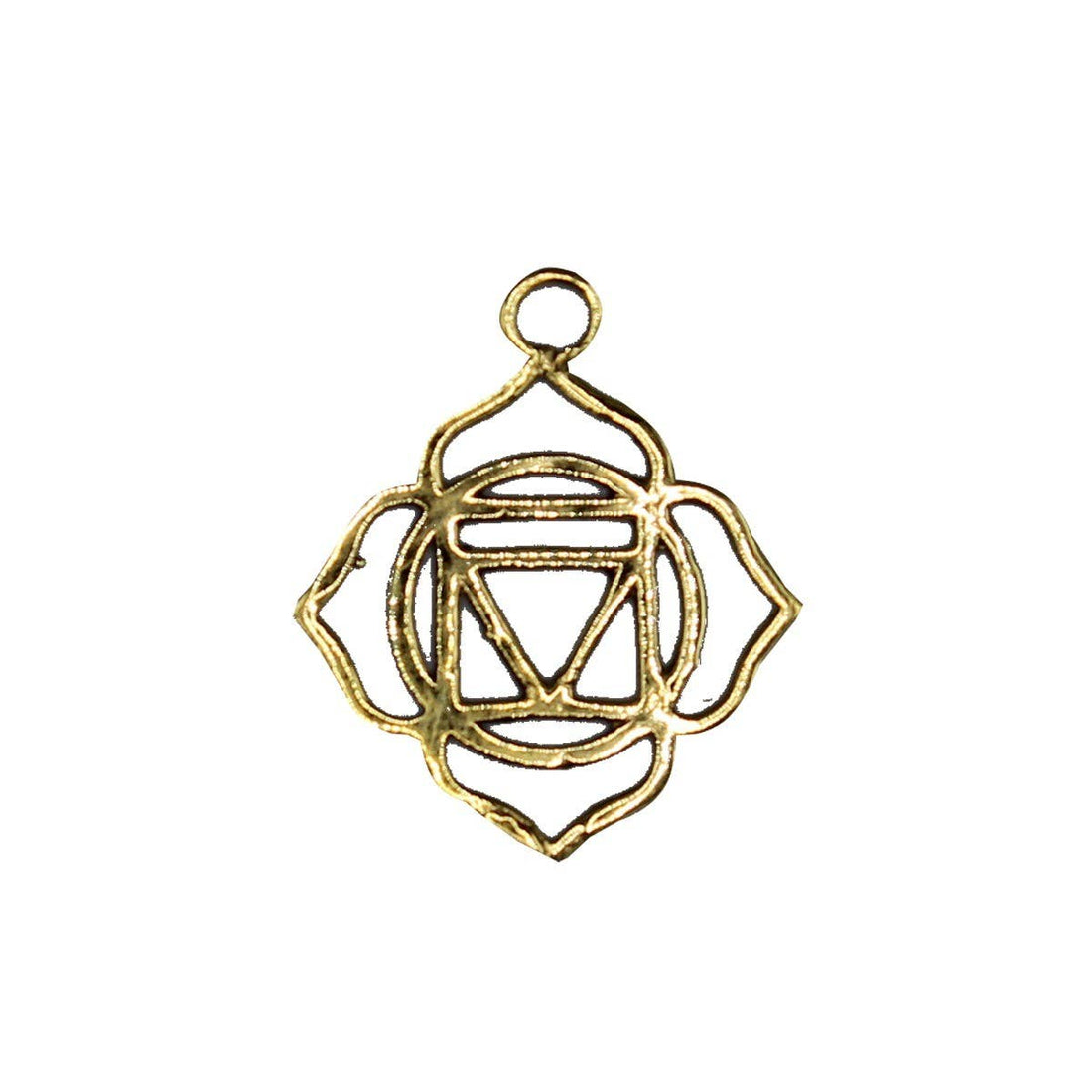 Hanger Wortel Chakra Messing: Messing