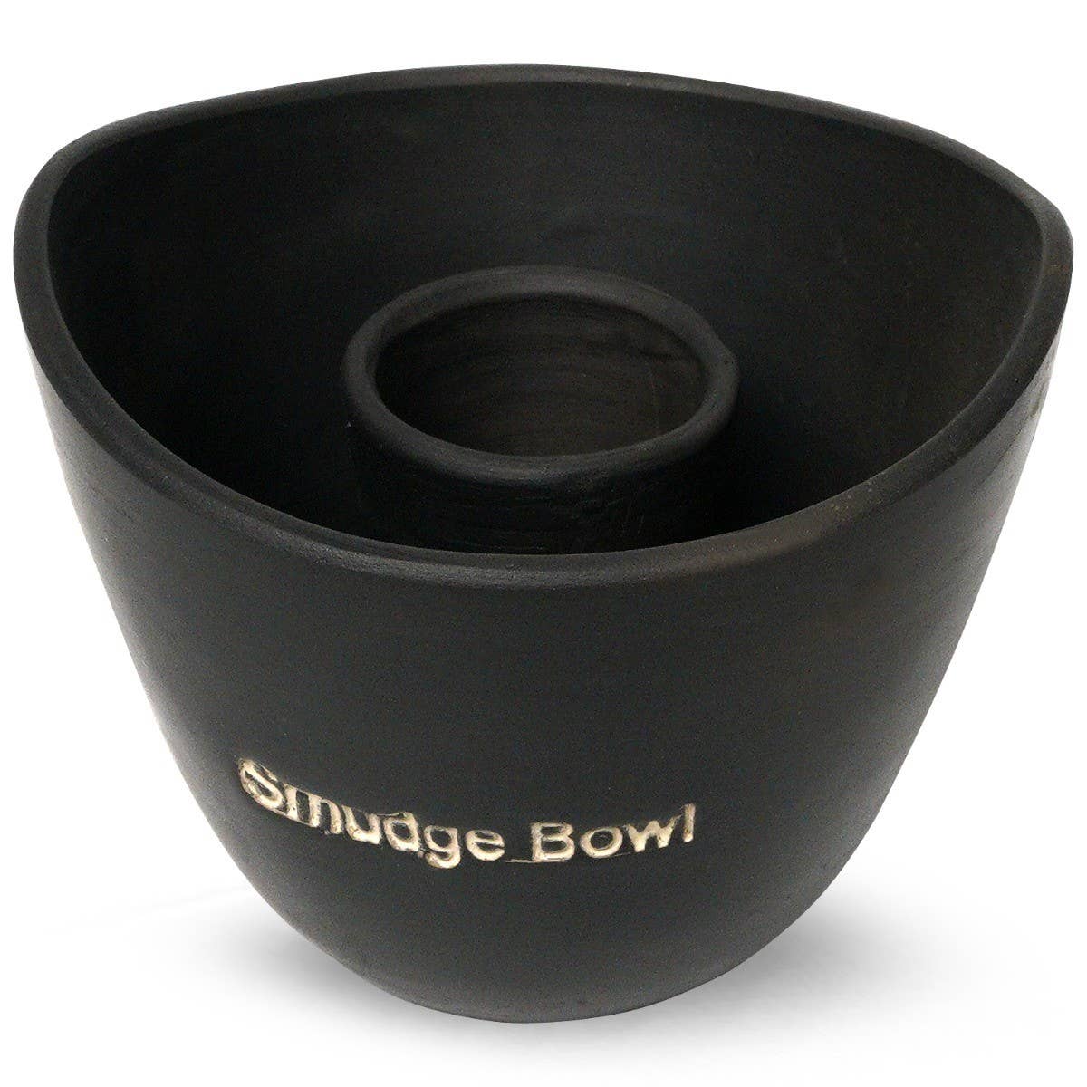 Smudge Bowl Large Zwart