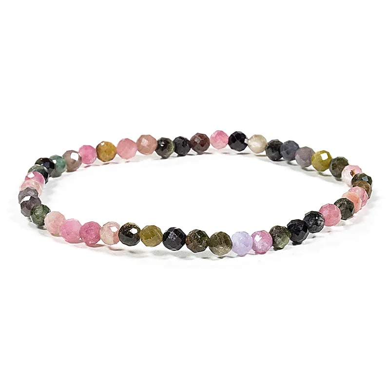 Armband toermalijn multicolour