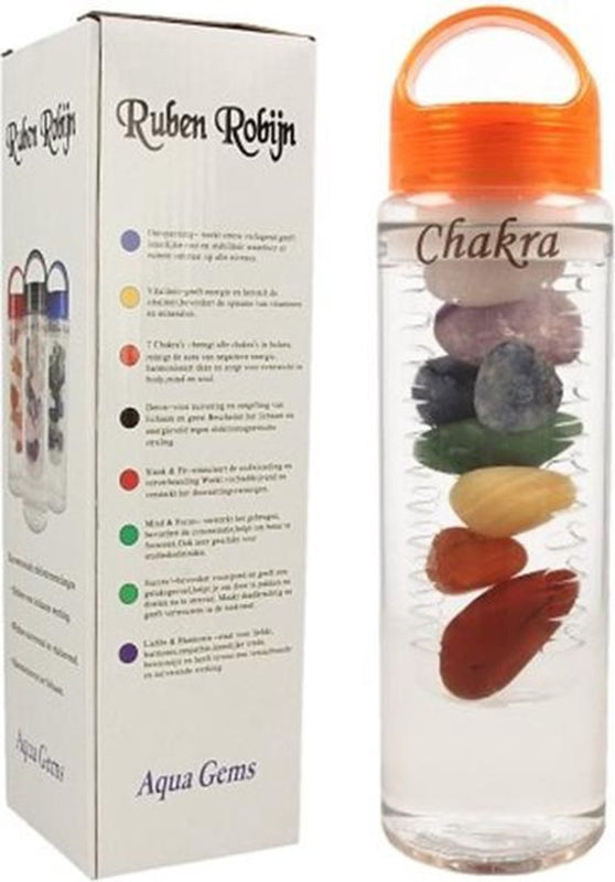 Aqua gems drinkfles-Chakra